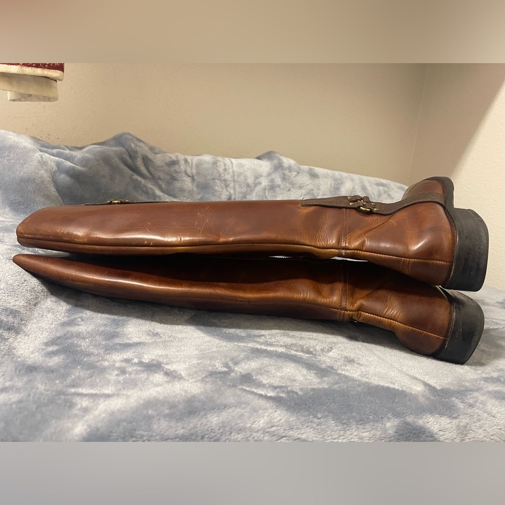 Cole Haan Clover Stretch Side-Buckle Riding Boots - Picture 8 of 11